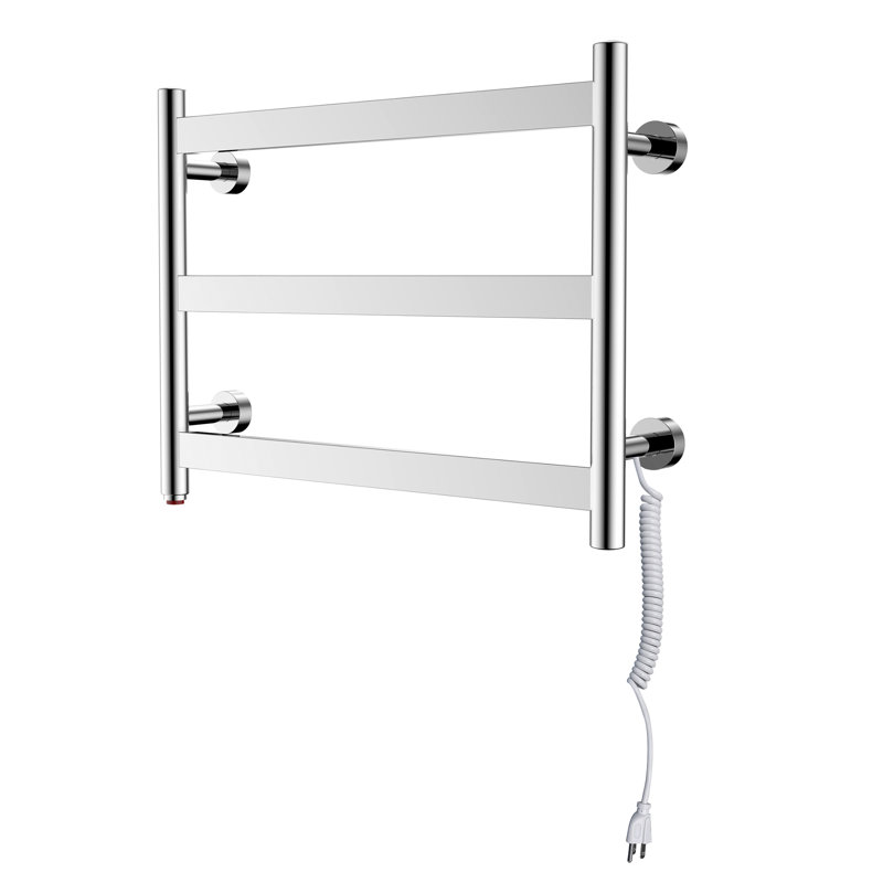 Heatgene Towel Warmer 3 Flat Bar Towel Dryer Wall Mounted Electric